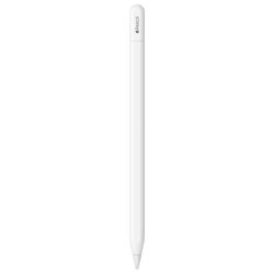 Apple Pencil USB-C stylus with precision drawing and tilt support, magnetically attached to iPad, ideal for students and creatives using USB-C iPads