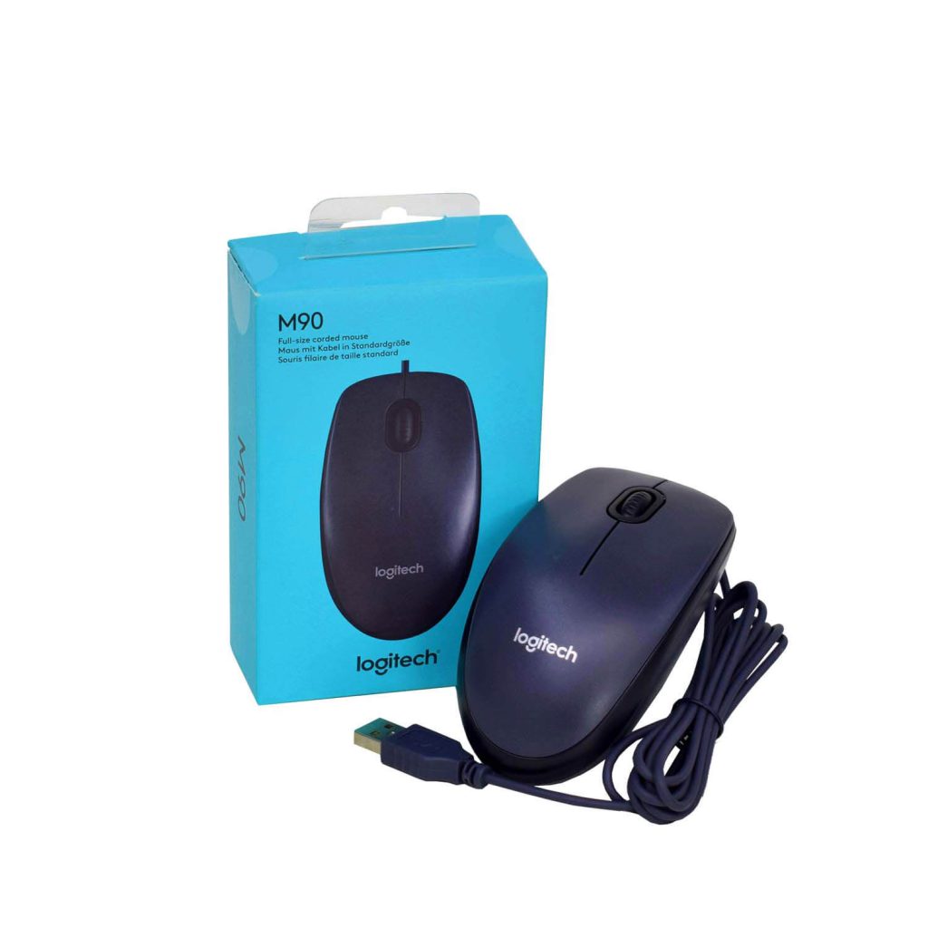 Logitech M90 Wired USB Optical Mouse Black
