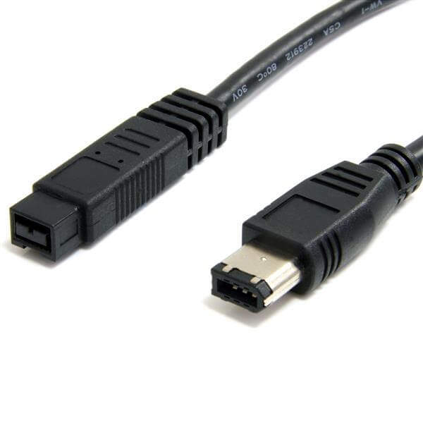 Firewire 6 pin to 9 pin Cables