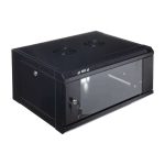 4U Wall Mount Network Data Cabinet 600mm x 450mm Black