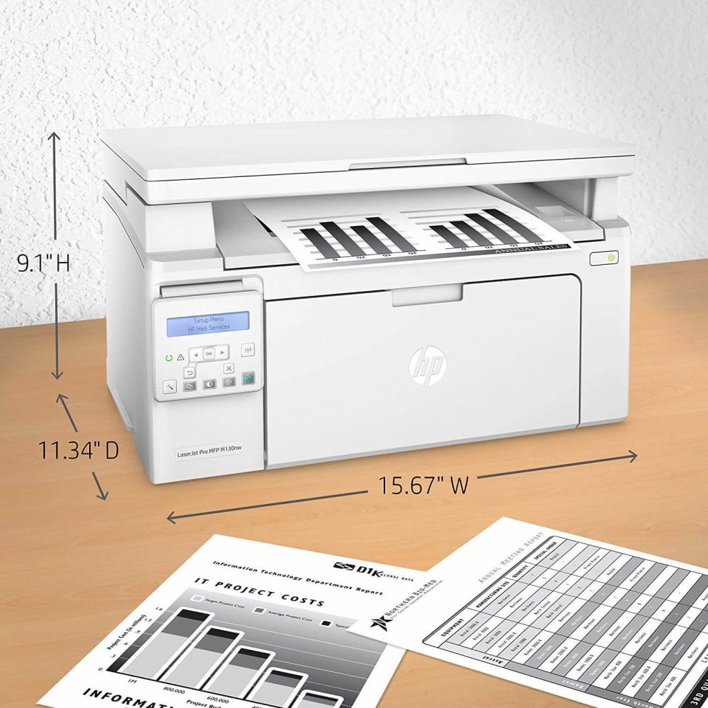 Hp laserjet clearance pro mfp m130nw