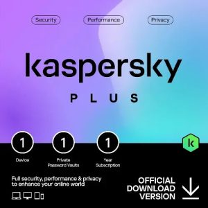 Kaspersky plus(internet security) 1 user license