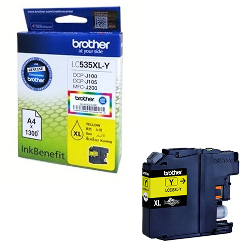 Brother LC535XLY (Yellow) Ink Cartridge