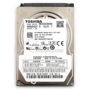 Toshiba 320GB Laptop Hard Drive