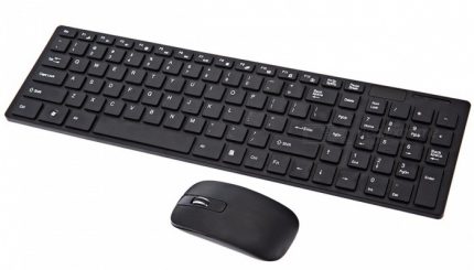Ultra Thin Wireless Keyboard and Mouse