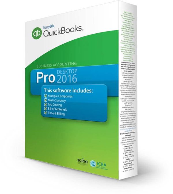 QuickBooks Professional 2016