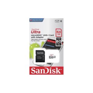 SanDisk MicroSD Class 10 80MBPS 64GB