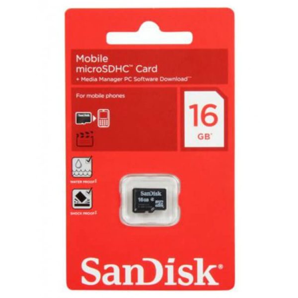 SanDisk MicroSD HC 16GB