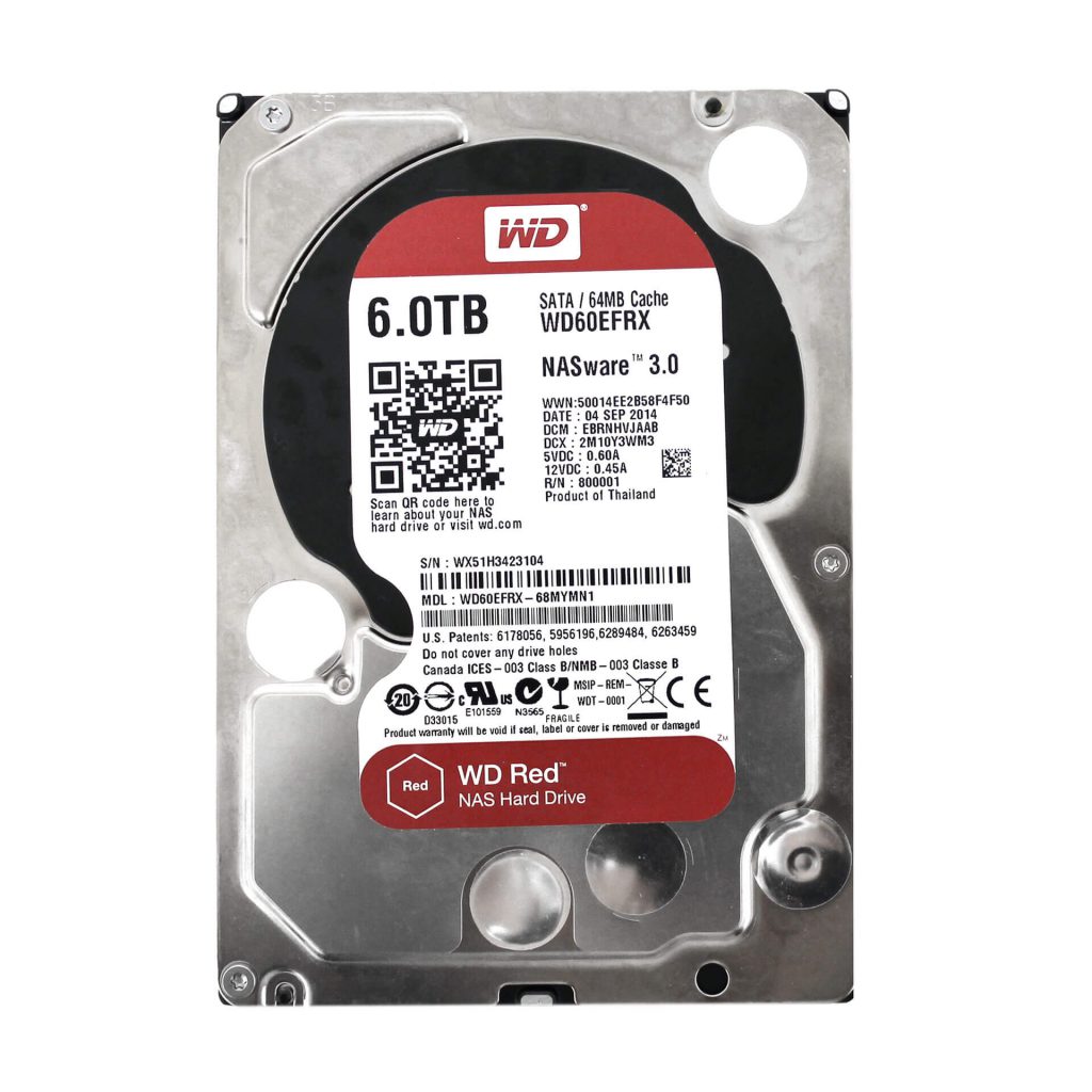 WD 6TB RED SATA NAS Hard Drive