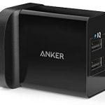 Anker 24W wall charger 2-Port EU Black