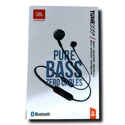 jbl t205bt pure bass wireless