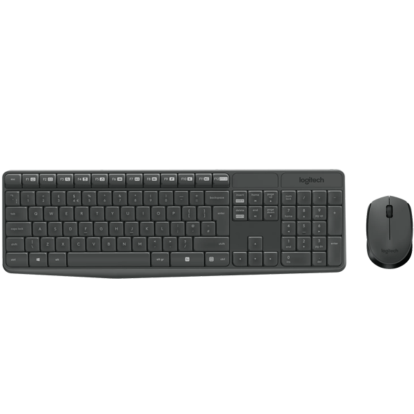 Logitech MK235 Wireless Keyboard and Mouse Logitech MK235 Wireless Keyboard and Mouse - Image 1