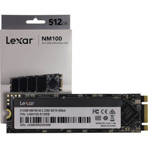 Lexar NM100 Internal SSD M.2 SATA III 2280 512GB Price