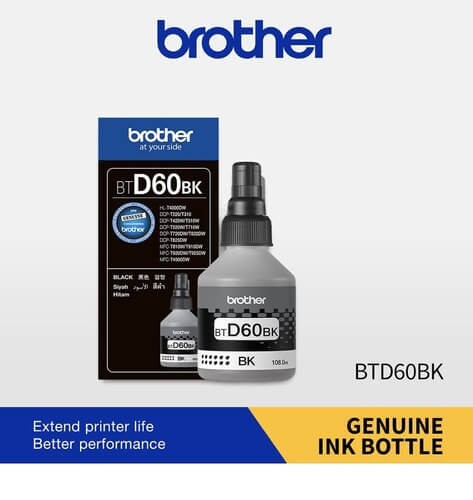 Brother BT- D60BK Black Ink