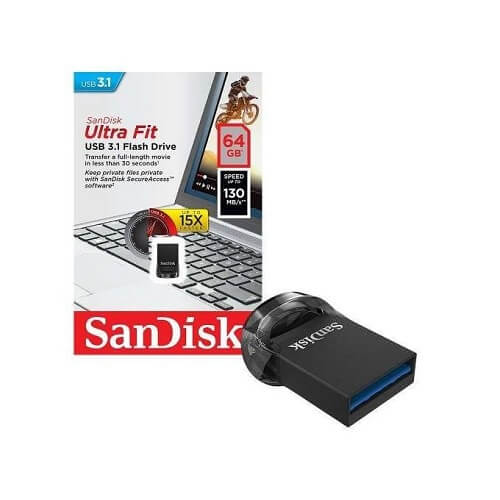 SanDisk 64GB Ultra Fit USB 3.1 Flash Drive-price