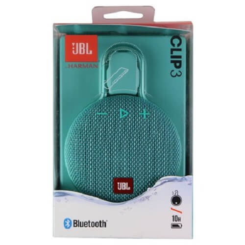 JBL Clip 3 Waterproof Portable Bluetooth Speaker-SPECS