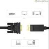 UGREEN DP Male to VGA Male Cable 1.5m (Black)