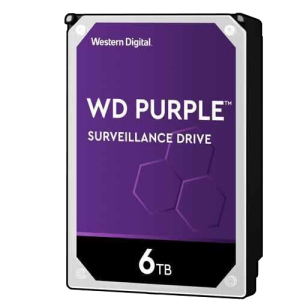 WD Purple Surveillance Hard Drive-6TB