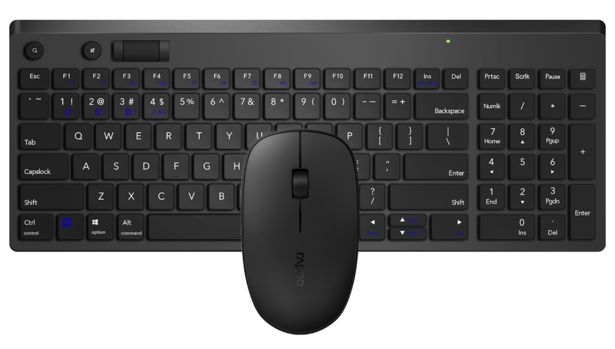 Rapoo-Multi-mode Wireless-Combo-8050T