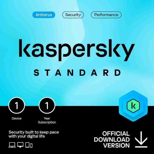 Kaspersky standard(Anti-virus) 1 user license