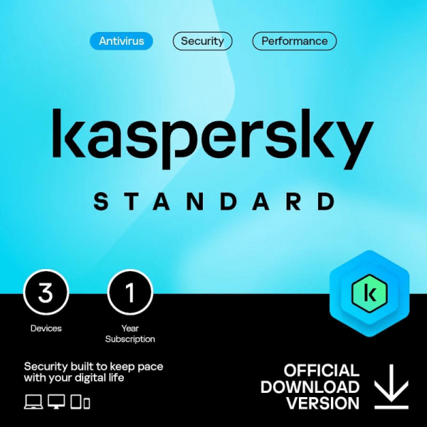 Kaspersky standard(Anti-virus) 3 user license