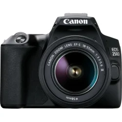 Canon EOS 250D EF-S 18-55mm DC – Compact 24.1MP DSLR with 4K video and versatile 18-55mm lens, available at Dove Computers.