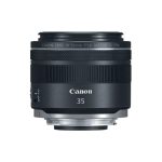 Canon RF 35mm f/1.8 IS Macro STM Lens – Compact wide-angle prime lens with macro and IS, available at Dove Computers.