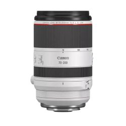 Canon RF 70-200mm f/2.8L IS USM Lens – Professional telephoto zoom with 5-stop IS, f/2.8 aperture, and L-series build.