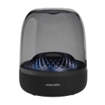 Harman Kardon Aura Studio 4 – Transparent dome Bluetooth speaker with 360° sound and ambient lighting, available at Dove Computers.