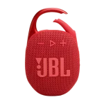JBL Clip 5 ultra-portable Bluetooth speaker with carabiner clip, waterproof design, and bold sound—ideal for daily use and outdoor adventures.