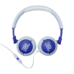 JBL Junior 320 kids headphones with safe 85dB volume limit, soft cushions, built-in mic, and foldable design—available at Dove Computers.
