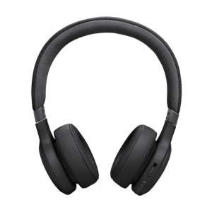 JBL Live 670NC wireless on-ear headphones with adaptive noise cancelling, foldable design, memory foam ear cushions, and long 65-hour battery life.