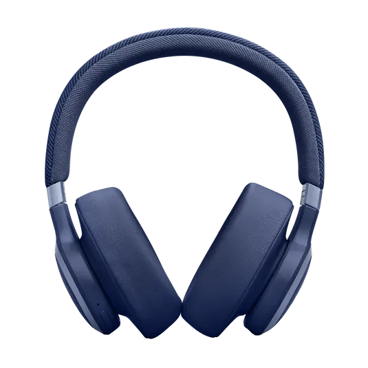 JBL Live 770NC JBL Live 770NC over-ear wireless headphones featuring adaptive noise cancelling, 65-hour battery life, dual beamforming mics, and soft memory foam cushions.