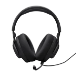 JBL Quantum 100 M2 wired gaming headset with 40mm drivers, detachable mic, and memory foam cushions—available now at Dove Computers.