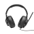 JBL Quantum 300 wired gaming headset with detachable boom mic, soft memory foam earcups, and universal platform support.