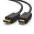UGREEN DisplayPort to HDMI Cable – Black, used for connecting PCs to HDMI displays in high resolution.