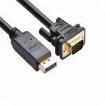 Connector Type: DisplayPort (DP) Male to VGA Male Cable Length: 1.5 meters Resolution Support: Up to 1920x1080 Full HD @60Hz Audio Support: Video only – VGA does not support audio Build Quality: Gold-plated connectors with molded strain relief Unidirectional: Converts signal from DisplayPort to VGA only Compatibility: Ideal for connecting DisplayPort-enabled desktops or laptops to VGA displays, monitors, or projectors Plug and Play: No drivers or external power required