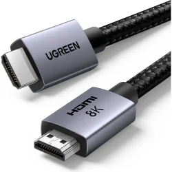UGREEN HDMI 2.1 8K Male to Male Cable Black – 2m high-speed cable for 8K/4K video with gold-plated connectors, available at Dove Computers.