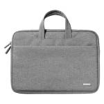 UGREEN Laptop Carry Case 15–15.9'' Grey – water-resistant laptop sleeve with fleece interior and front pocket for accessories.