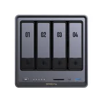 UGREEN NASync DXP4800 Plus 4‑bay NAS with front USB‑C, SD slot, and Intel Pentium CPU—available at Dove Computers.