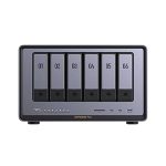 UGREEN NASync DXP6800 Pro 6-Bay NAS with Intel Core i5, 10GbE ports, and Thunderbolt 4, perfect for high-speed backup and media storage.