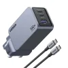 UGREEN Nexode Pro 100W 3-Port GaN Fast Charger with 1.5M USB-C Cable – Grey UK Plug – Available at Dove Computers