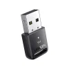 Image of UGREEN USB-A Bluetooth 5.4 Adapter (CM748) – compact black wireless dongle for connecting headphones, keyboards, and more via Bluetooth.