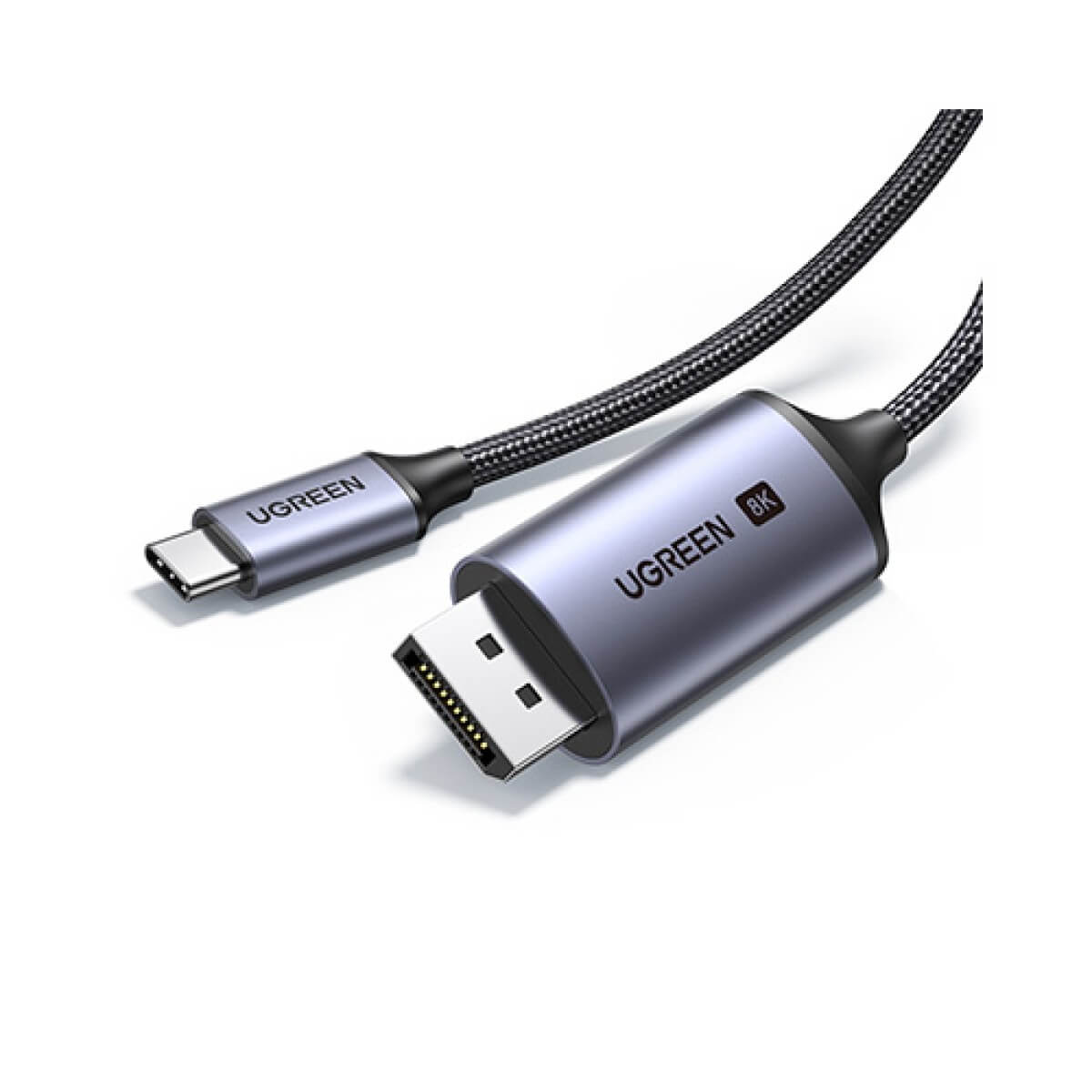 UGREEN USB-C to DP Cable 8K UGREEN USB-C to DP Cable 8K CM556 – 2m high-performance cable for ultra-high resolution displays, available at Dove Computers.