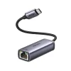 UGREEN USB-C to RJ45 Ethernet + 3 USB-A 3.0 Adapter – Compact hub for laptops, available at Dove Computers.