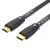 VENTION HDMI Cable Black – Durable HDMI cable with 4K support and gold-plated tips, sold at Dove Computers.