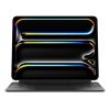 iPad Magic Keyboard 13" in black, showing backlit keys, floating magnetic iPad attachment, and precision trackpad for iPad Pro M4 13-inch.