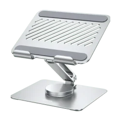 UGREEN 360° Rotating Laptop Stand Holder with aluminum build, swivel base, and ergonomic design for laptops up to 16 inches