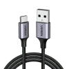 UGREEN USB-A to USB-C 2.0 Cable 2m Black – Durable nickel-plated charging and data sync cable available at Dove Computers.
