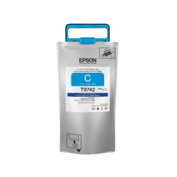 Epson T9742 Cyan XXL Ink Cartridge – High-capacity cyan ink for Epson WorkForce Pro printers, offering vibrant, reliable prints ideal for business use.